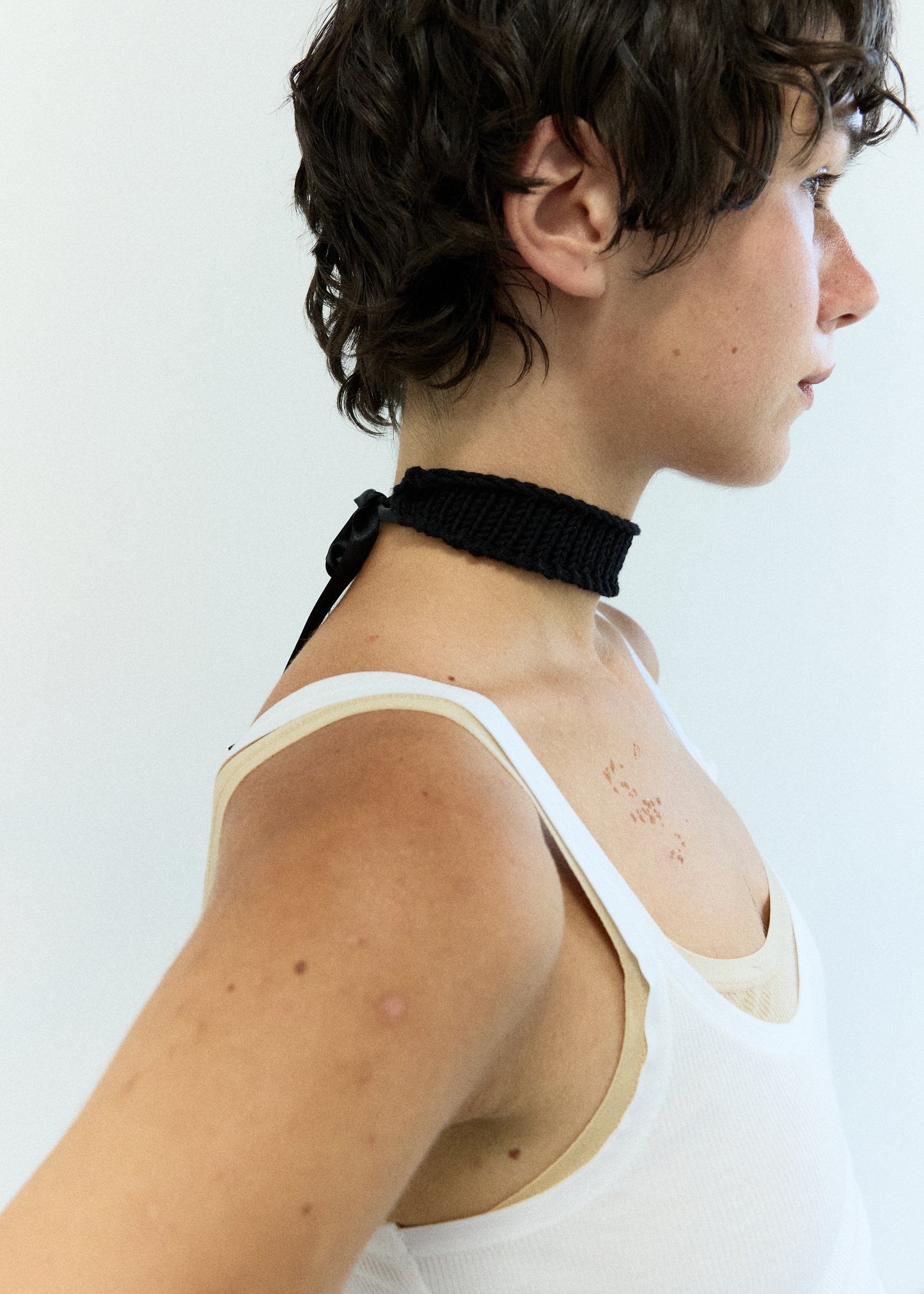 Carmen choker / Ink black