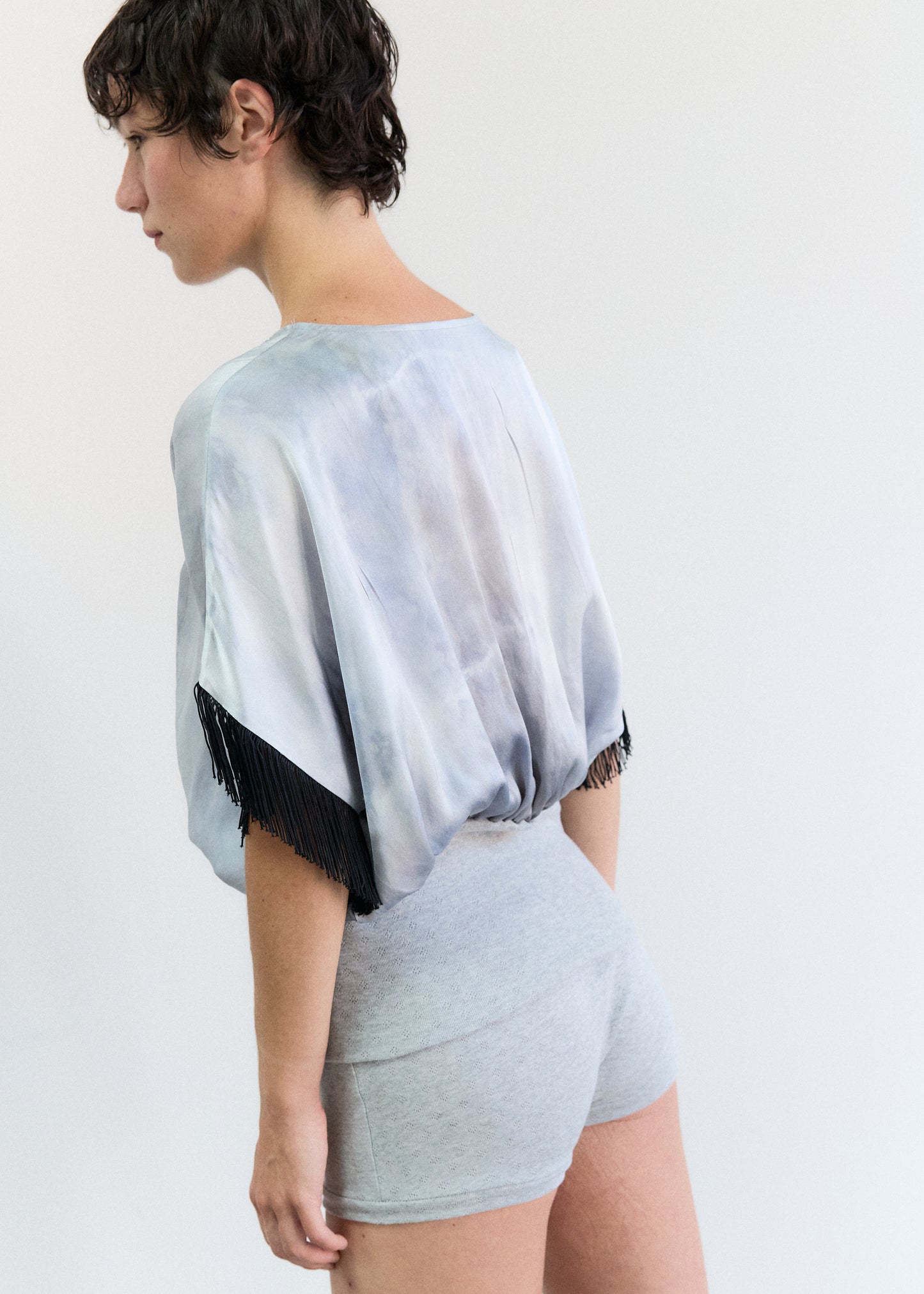 Carolina shorts / light mélange grey