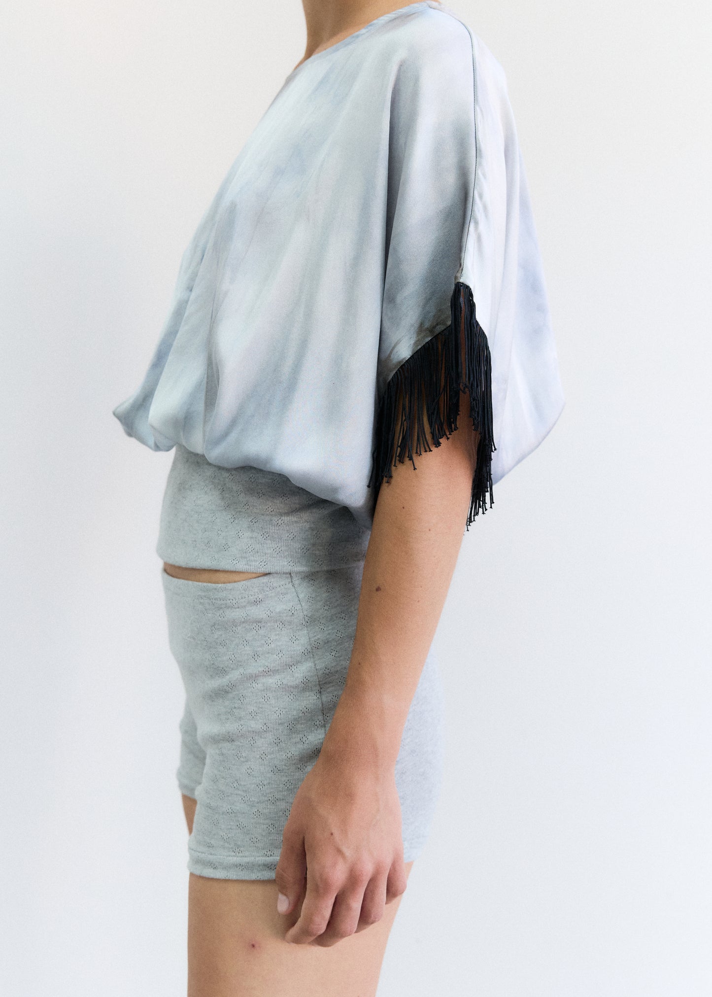 Carolina shorts / light mélange grey